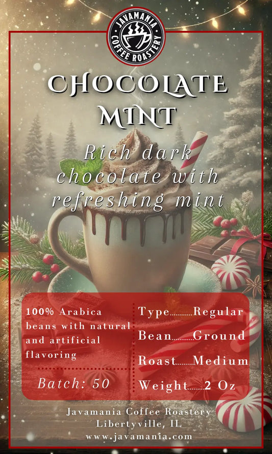 Chocolate Mint JavaMania Flavored Coffee