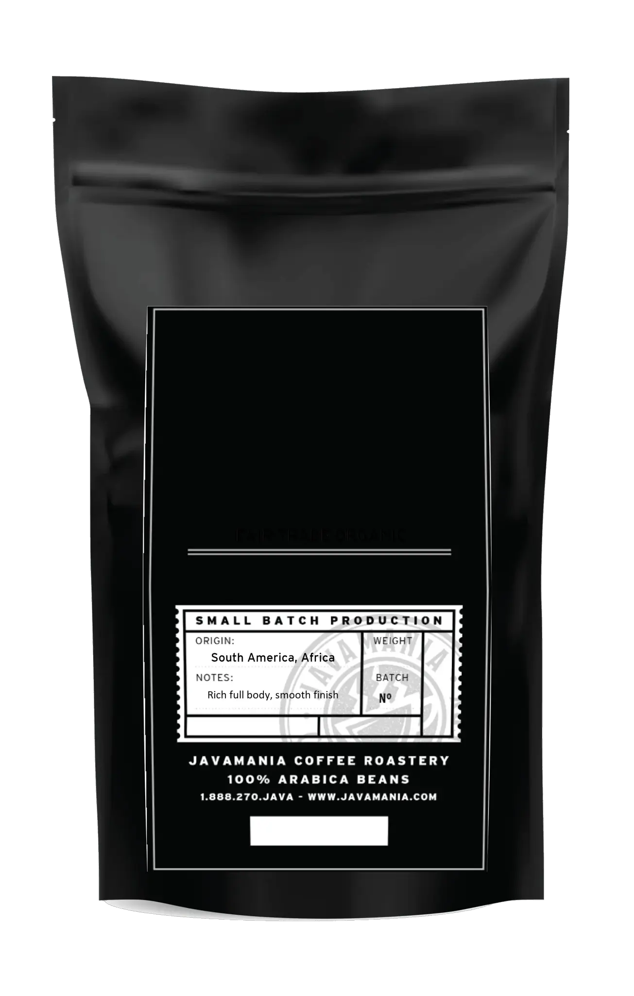 Custom Label Bag JavaMania