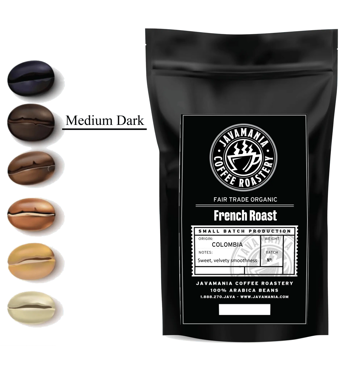 Fair Trade Organic French Roast - JavaMania Pro