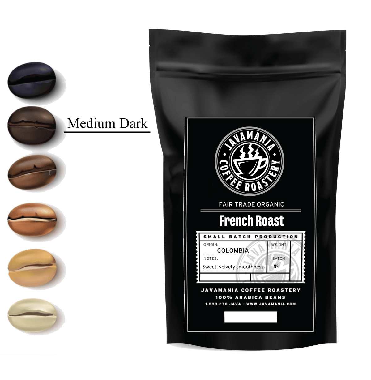 Fair Trade Organic French Roast - JavaMania Pro
