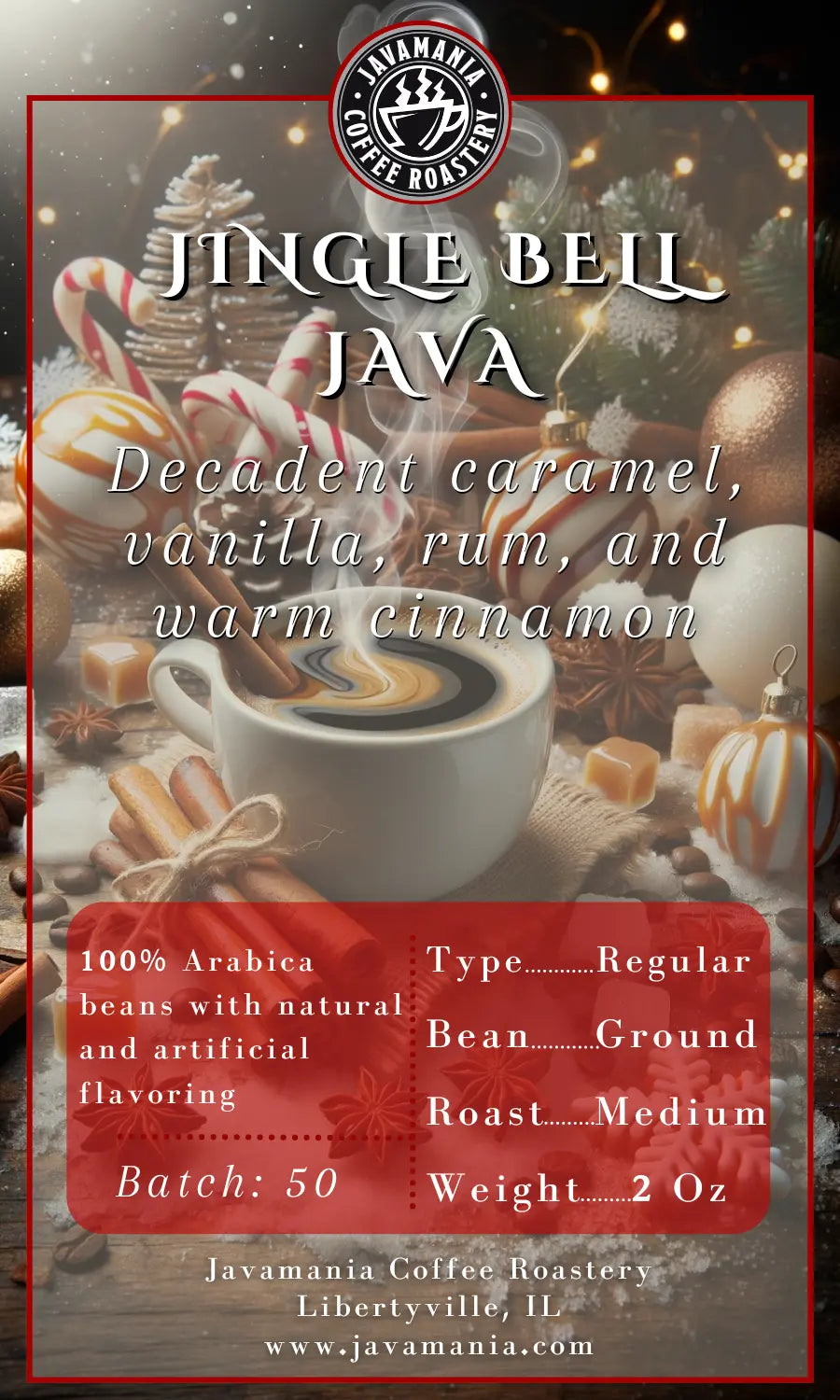 Jingle Bell Java Coffee - JavaMania
