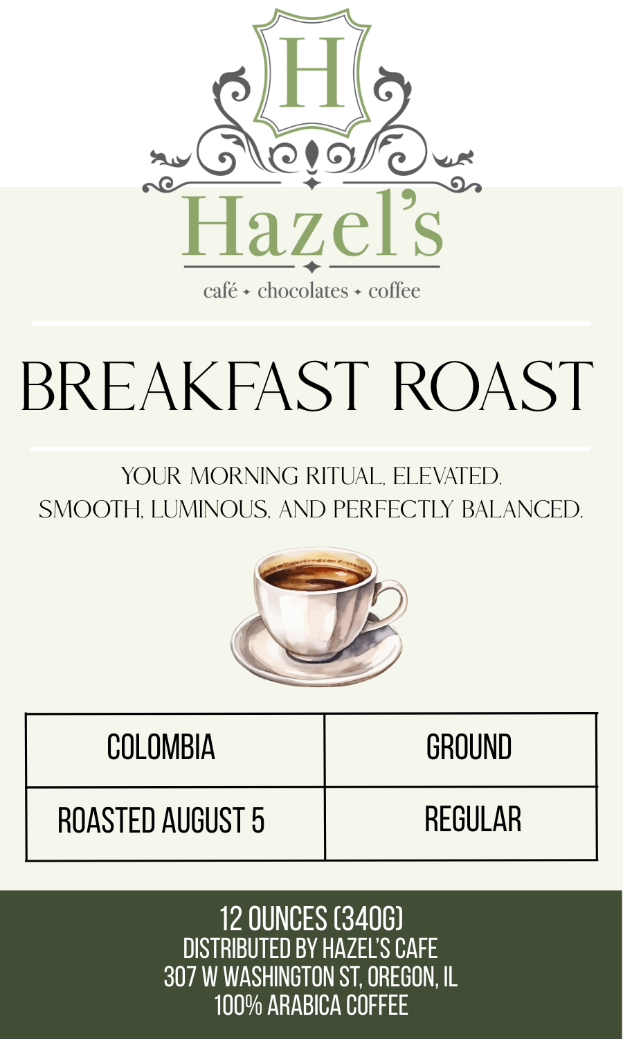 Custom Coffee Label