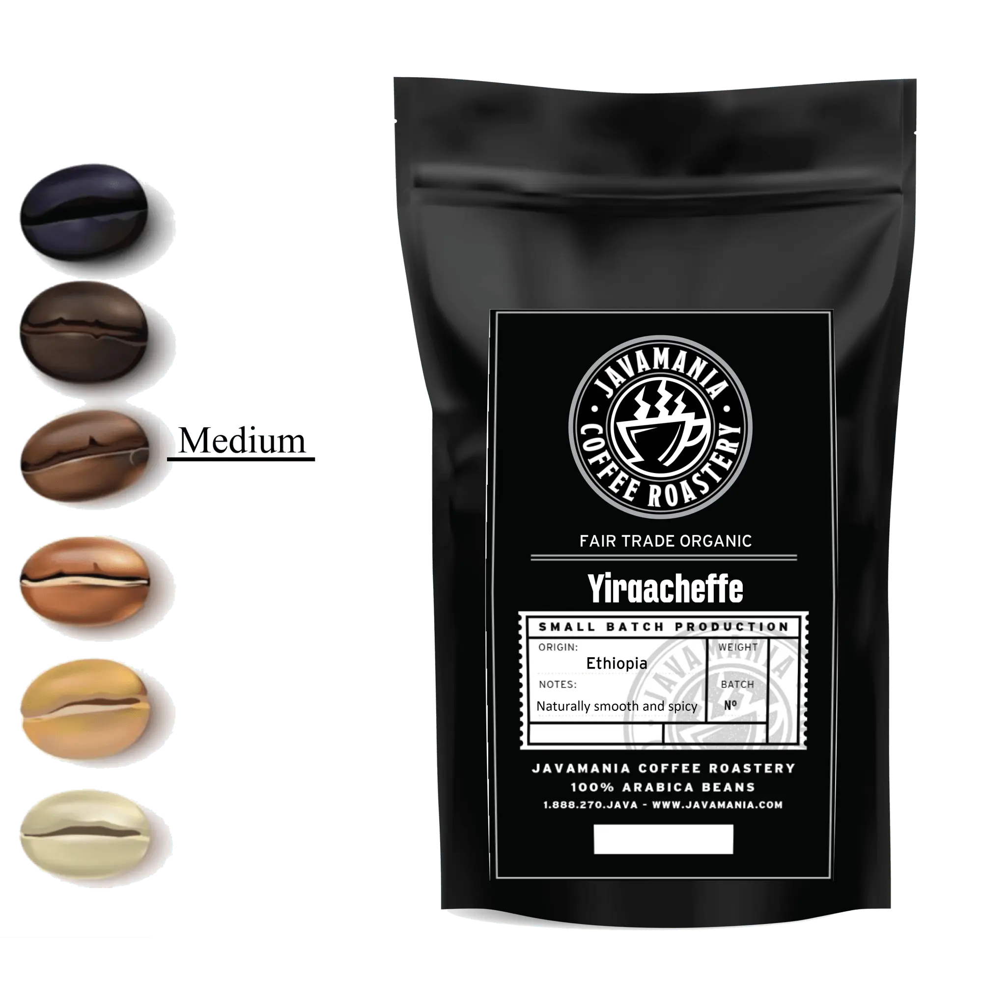 Fair Trade Organic Ethiopian Yirgacheffe JavaMania